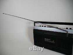 Vintage General Electric Boombox 3-5256a Cassette Stéréo Am / Fm