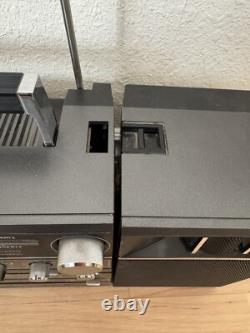 Vintage General Electric Boombox GE Modèle 3-B266B Enregistreur Radio Cassette