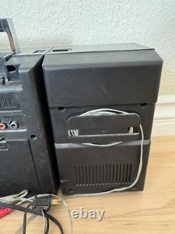 Vintage General Electric Boombox GE Modèle 3-B266B Enregistreur Radio Cassette