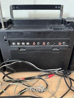 Vintage General Electric Boombox GE Modèle 3-B266B Enregistreur Radio Cassette