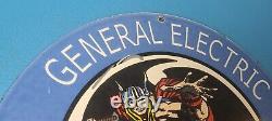 Vintage General Electric Co Gaz Porcelaine Thor Essence Service Plaque De Pompe