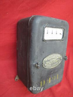 Vintage General Electric Co. Thomson Wattmètre D'enregistrement #1899785 Type C-6