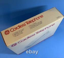 Vintage General Electric Cordless Telephone Ge 2-9510 Nouveauté En Boîte Et Jamais Utilisé