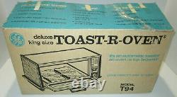Vintage General Electric Deluxe King Taille Toast R Four T-94 Boîte De Papier D'emballage