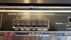 Vintage General Electric GE 3-5455a Boombox Radio Stéréo Lecteur de Cassette FONCTIONNE