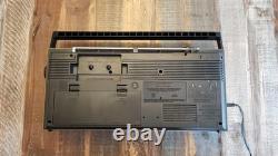 Vintage General Electric GE 3-5455a Boombox Radio Stéréo Lecteur de Cassette FONCTIONNE