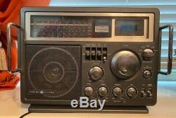 Vintage General Electric Ge 7-2990a 6 Band Radio Ondes Courtes 1-4 Am Fm