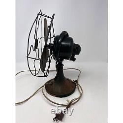 Vintage General Electric Ge Lame En Laiton Oscillant Fan Attique Trouver