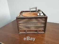 Vintage General Electric Ge Modèle 14 Phonographes Phonographe Turntable 1946