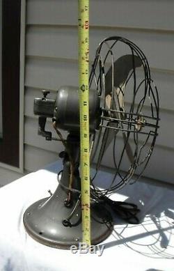Vintage General Electric Ge Oscillant Vortalex Fan 3 Blade