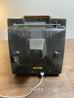 Vintage General Electric Ge Portable Tv Tv Sf2106vy 11.5 Works Rare