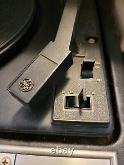 Vintage General Electric Ge Solid State Stéréo Record Player T361k Works