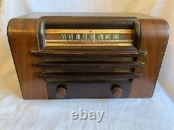 Vintage General Electric Ge Tube Radio L-663 Travail