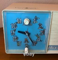 Vintage General Electric Ge Youth Electronics Mickey Mouse Alarme Radio Am