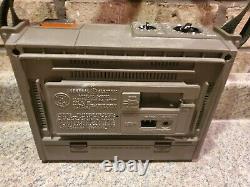 Vintage Général Electric Lecteur de cassettes portable 8 pistes Modèle n° 3-5505D (H1)