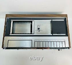 Vintage General Electric M9000a Stereo Cassette Changer D'enregistreur Am/fm Multiplex