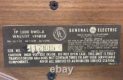 Vintage General Electric Reel To Reel Track Enregistreur De Ruban D'état Solide Tp1300b