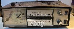 Vintage General Electric Solid State Am/fm Radio, Modèle C595d, Testé/travail