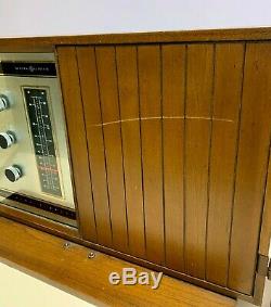 Vintage General Electric Stéréo Stéréophonique Salut-fi Radio Am / Fm Utilisé