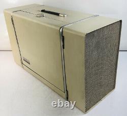 Vintage General Electric Stéréo Trimline 500 Portable Record Player Fonctionne Très Bien