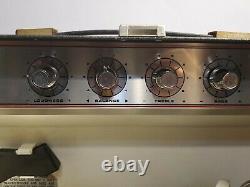 Vintage General Electric Stéréo Trimline 500 Portable Record Player Fonctionne Très Bien
