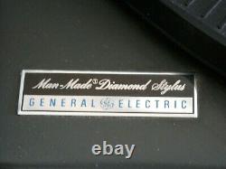 Vintage General Electric Stéréo Trimline 500 Portable Record Playerworks Great