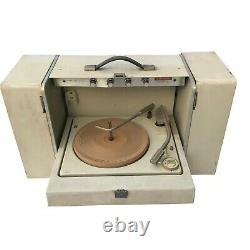 Vintage General Electric Stereophonic 400 Portable Record Player Stereo Non Testé