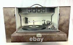 Vintage General Electric Super Trimline Stéréo 400 Vinyl Record Player. État D'avancement
