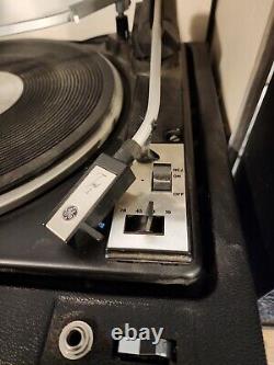 Vintage General Electric Trimline Stereo 500 Lecteur D'enregistrement De Vinyle Testé