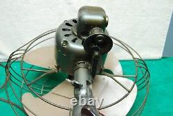 Vintage General Electric Vortalex 12 Ventilateur oscillant à 3 vitesses NET Lisse