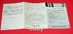 Vintage General Electric Vr1000-7 Cartouche Stéréo Orthonique. 7 MIL Diamond Nos