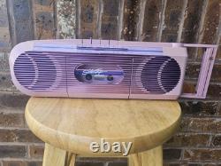 Vintage Général Électrique Sidestep Stéréo Lecteur de Cassette Stranger Things, RARE