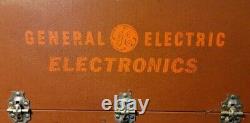 Vintage General Electronics Tv / Case De Service De Technicien De La Radio