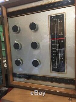 Vintage Milieu Du Siècle General Electric Stéréophonique Tube T1000-c Tableau Radio Ge
