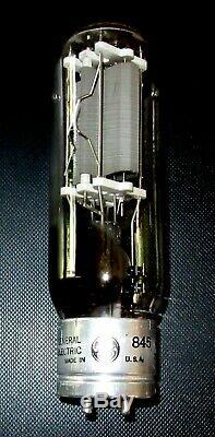Vintage N ° 845 General Electric Puissance / Tube Rare Transmitting