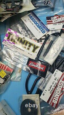 Vintage Nouveau Et Utilisé Rc Pièces Lot Associé Bolink Crp Parma Rc10 Buggy Novak