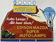 Vintage Plate General Electric Auto Lampes Porcelain Sign Mazda Edison Gas Pump