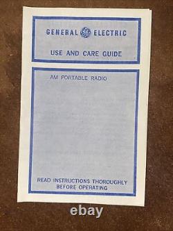 Vintage Radio à transistors AM General Electric Spirit of'76 P-2753 de 1976 Neuf Non déballé