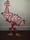 Vintage Reddy Kilowatt Porcelaine Enseigne Electricity Power Company General Electric