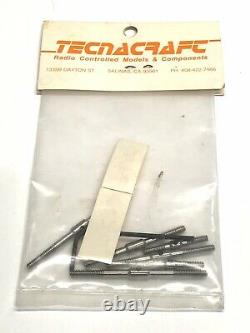 Vintage Tecnacraft Titanium Rc10 Large Ti-rod Turnbuckle Set Worlds Team 10-06w