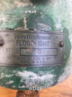 Vintage Westinghouse Signal Inondation Spot Light. Électricité Générale