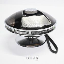 Vintage années 1970 Space Age GE Atomic Flying Saucer UFO Radio P2775A FONCTIONNE BIEN