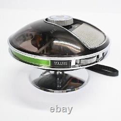 Vintage années 1970 Space Age GE Atomic Flying Saucer UFO Radio P2775A FONCTIONNE BIEN