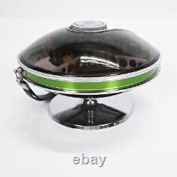 Vintage années 1970 Space Age GE Atomic Flying Saucer UFO Radio P2775A FONCTIONNE BIEN