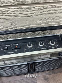 Vintage années 1980 Radio stéréo à 8 pistes modèle n° 3-5532A General Electric fonctionne