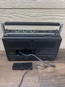 Vintage années 1980 Radio stéréo à 8 pistes modèle n° 3-5532A General Electric fonctionne
