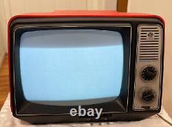 Vintage1977 Ge General Electric Xb2456ro Télévision Portable Performance