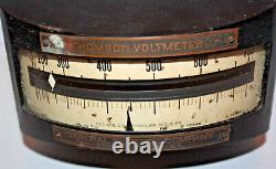 Voltmètre Thomson antique de l'époque du début des années 1900 (1915) de la General Electric Co.