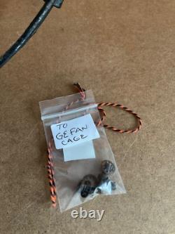 Vtg 17GE Garde-fil CAGE+Badge UNIQUEMENT pour hélice en laiton Ventilateur de bureau General Electric OEM