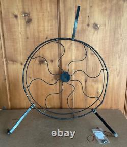 Vtg 17GE Garde-fil CAGE+Badge UNIQUEMENT pour hélice en laiton Ventilateur de bureau General Electric OEM